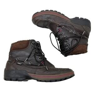 Pajar Bolle Waterproof brown Leather Winter Boots insulated men's 11 - 11.5